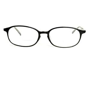 Gramercy Eyeglasses Black Crystal Oval Frames 51-18-140 Full Rim Optical Glasses